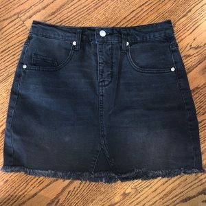 Wild Fable Black Denim Skirt